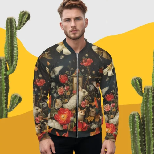 Chaqueta bomber Retro Wonderland - unisex