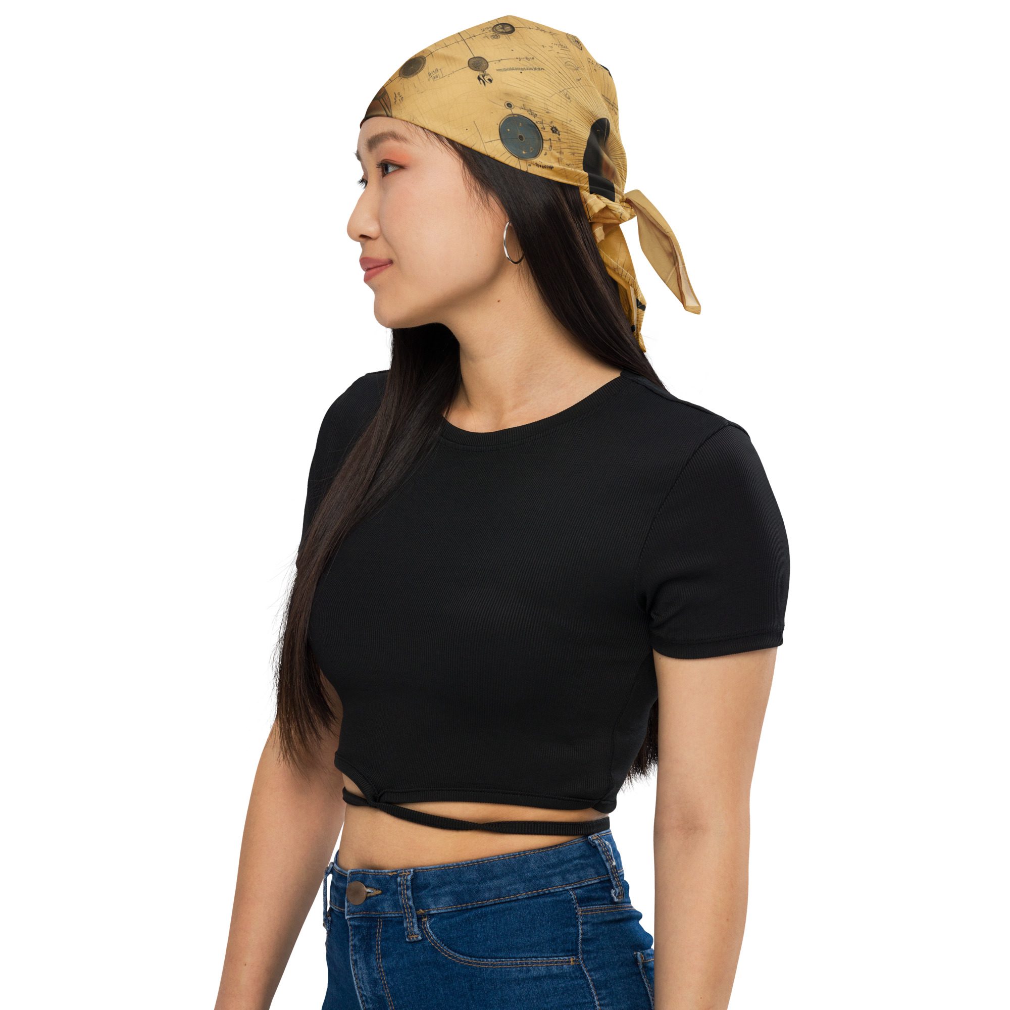 Space and Sun-Moon All-over print bandana
