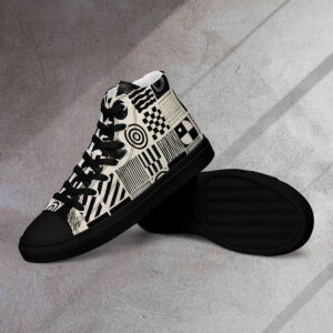 Sneakers de caña alta para hombre – Black Icons