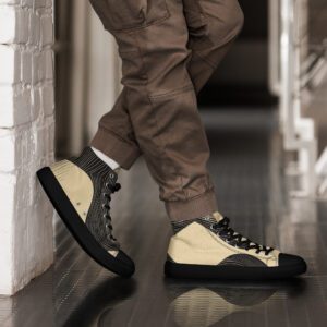 Sneakers de caña alta para hombre – Light Beige