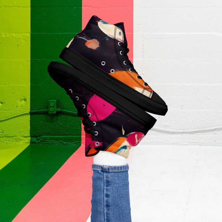 Sneakers de caña alta de mujer - Retro Art