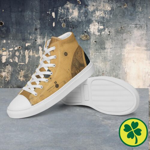 Sneakers de caña alta para mujer sol y luna