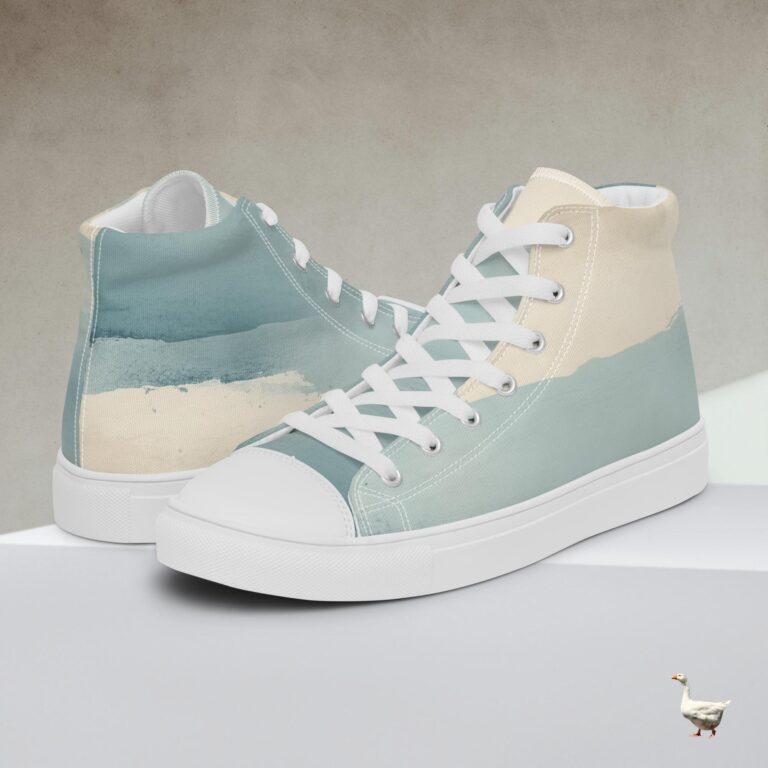 Sneakers de caña alta para mujer Green Gradient