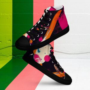 Sneakers de caña alta para hombre – Retro Art