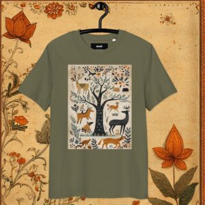 Sacred Tree of Life unisex organic cotton t-shirt