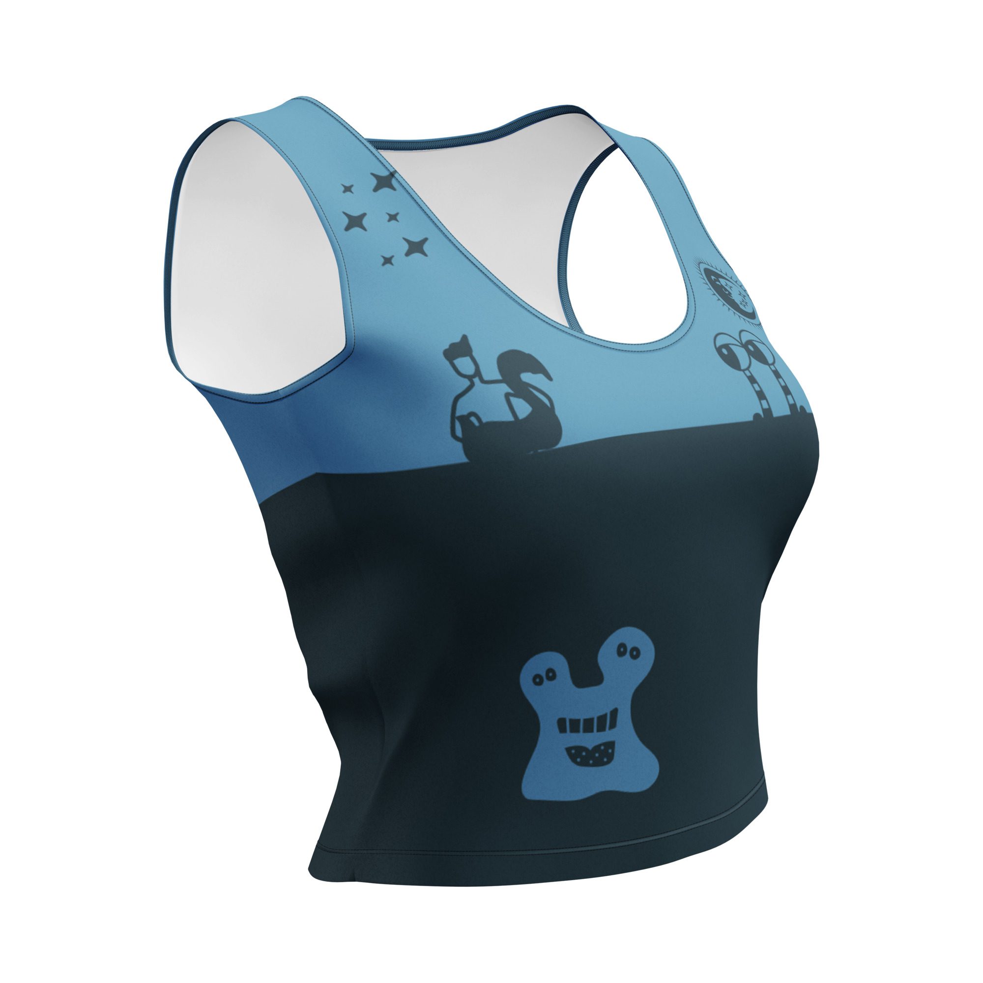 Blue Life Crop Top - Imagen 4