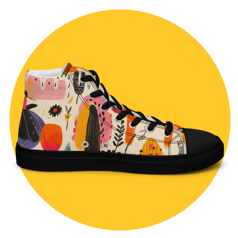 Sneakers de caña alta para mujer modelo Explosión