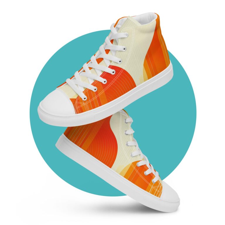 Sneakers de caña alta para mujer - Vintage Vibe