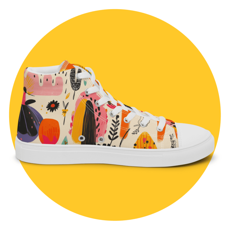 Sneakers de caña alta para mujer modelo Explosión