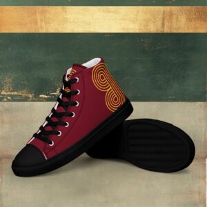 Sneakers de caña alta de mujer – Energía concéntrica