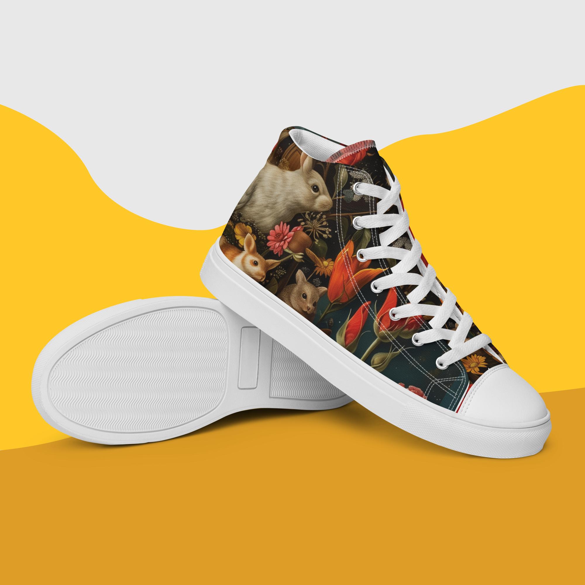 Sneakers de caña alta para hombre - Retro Wonderland - Imagen 9