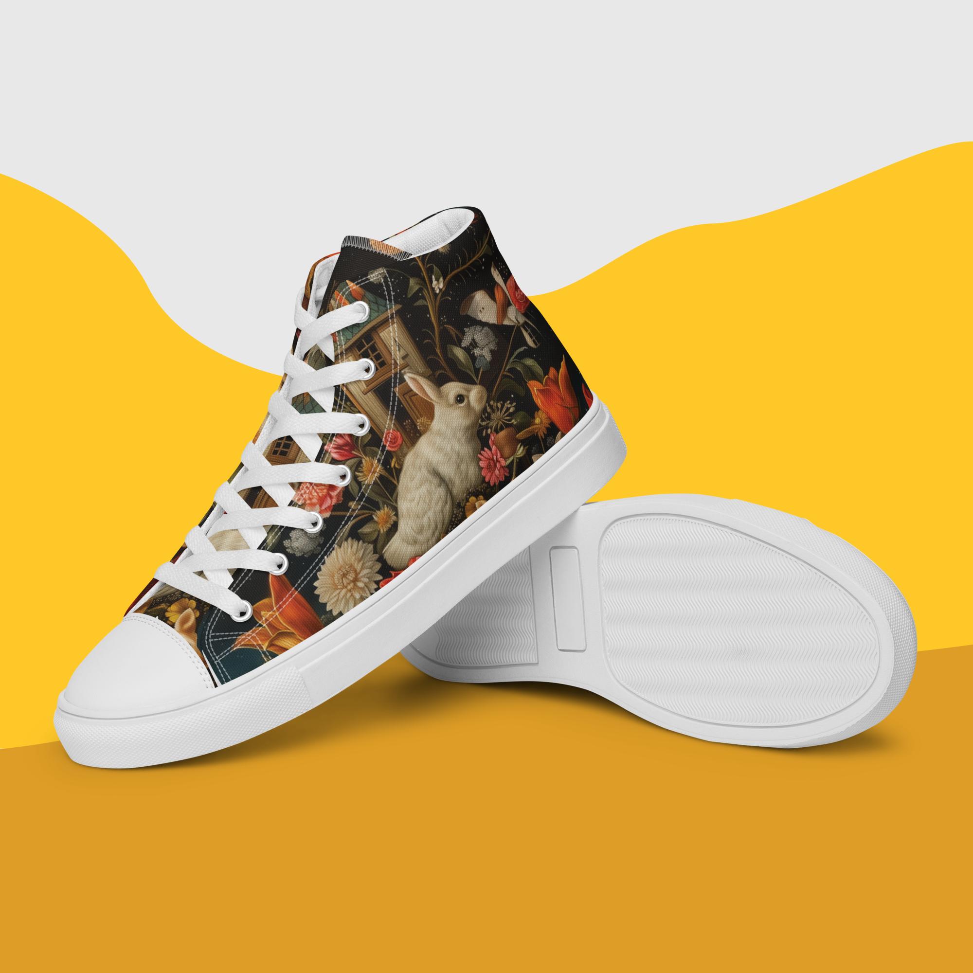 Sneakers de caña alta de mujer - Retro Wonderland - Imagen 7